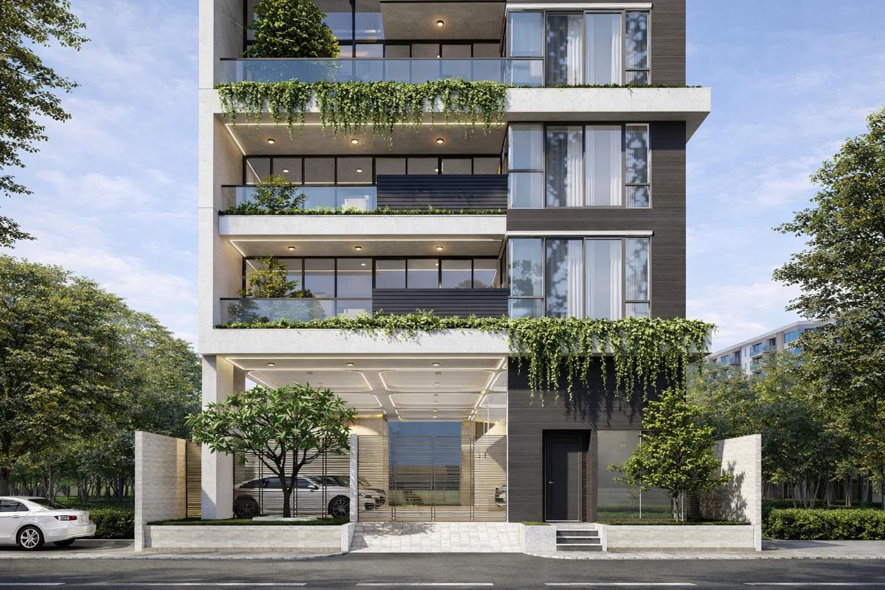 Modern architectural residence representing RMBH Realty high standards